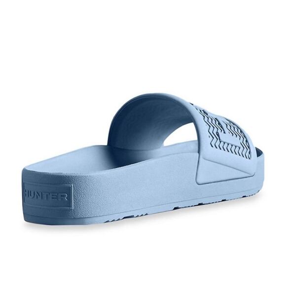 Hunter Women Slide Sandal Size 8 Sun-Cup Orange Bloom Algae Foam Waterproof New - Picture 4 of 7